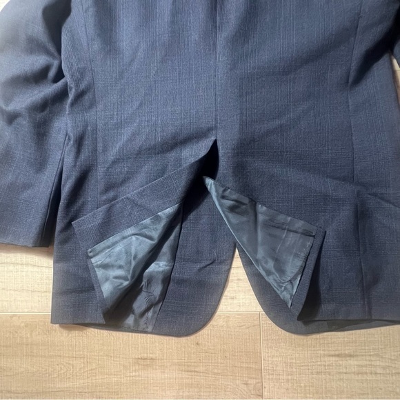 Vintage Burberrys 41 Blue  Blazer Jacket Sport Coat - Picture 13 of 16